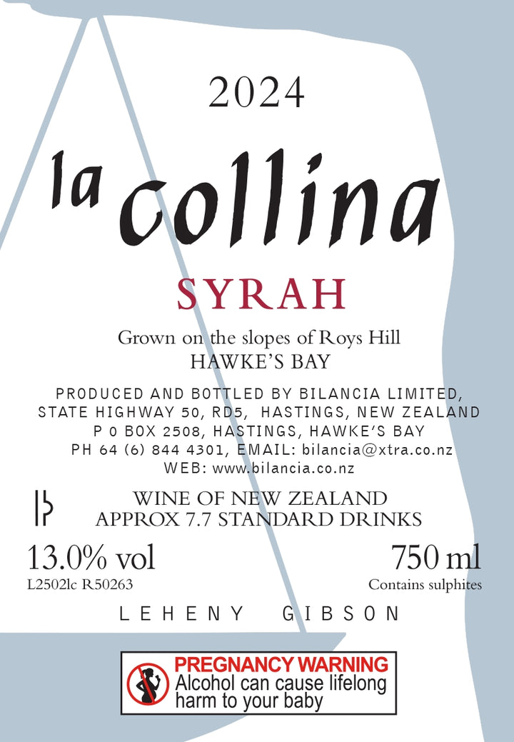 2024 la collina Syrah